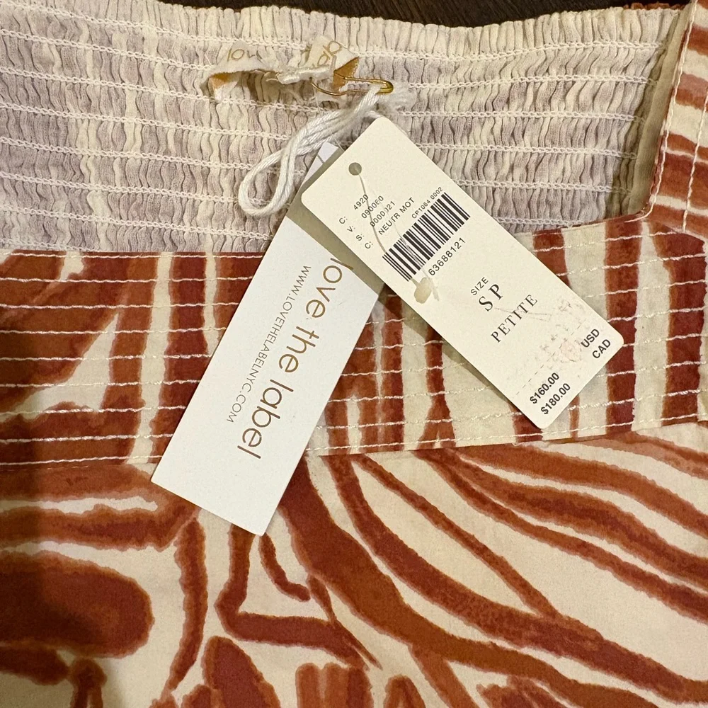 NWT Anthropologie Puff Sleeve Square Neck Eyelit Blouse